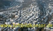 Arnsberg Altstadt mit Schnee im Dezember 2009, Luftbild Nr 1483-kl, 19.12.2009