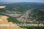 Bad Karlshafen Luftbild, Weser, Bernhard Fischer Luftbild, Nr. 1613