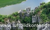 Bastei, Elbsandsteingebirge, Sachsen, 05-2009, Nr. 1353 Bernhard Fischer Luftbild