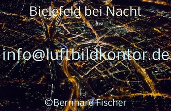 Bielefeld bei Nacht Luftbild, Nr. 1870, 18.01.2014, Bernhard Fischer
