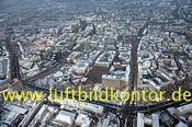 Dortmund, verschneite Innenstadt, Luftbild Nr 1496, 02.01.2010, B. Fischer Luftbild