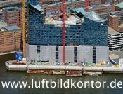 Elbphilharmonie in Hamburg, Bernhard Fischer Luftbild, Nr. 1763, 17.08.2011