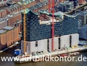 Elbphilharmonie in Hamburg, Bernhard Fischer Luftbild, Nr. 1764, 17.08.2011