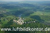 Festung Knigstein Luftbild, Elbe, sdstl. Dresden, Bernhard Fischer Luftbild, Nr 1734, 03.05.2011