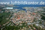 Hansestadt Wismar mit Ostsee, Bernhard Fischer Luftbild, Nr 1424