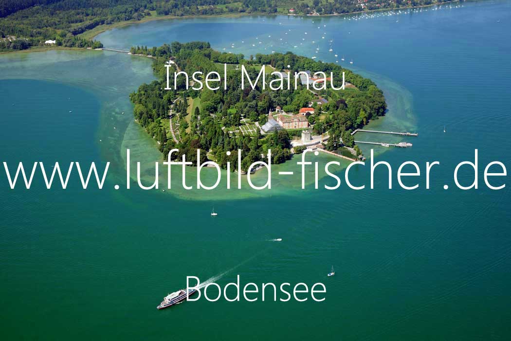 Insel Mainau Bodensee Luftbild, Bernhard Fischer, Nr. 1850, 16.08.2013