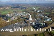 Kraftwerks-Baustelle, L�nen, NRW, November 2009, Nr 1465, Bernhard Fischer Luftbild