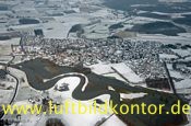 Lippborg in verschneiter Landschaft, Luftbild Nr 1515, 02.01.2010, B. Fischer Luftbild