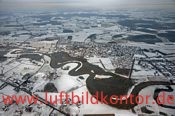 Lippborg in verschneiter Landschaft, Luftbild Nr 1516, 02.01.2010, B. Fischer Luftbild