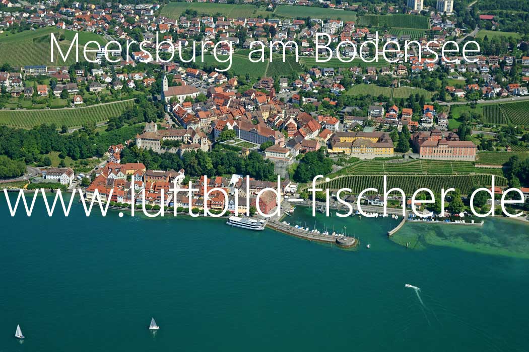 Meersburg Luftbild,  Bernhard Fischer, Nr. 1851, 16.08.2013
