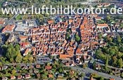Melsungen, historische Altstadt, Luftbild Nr. 1783, 22.10.2011, Bernhard Fischer