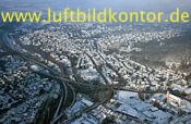 Menden mit Schnee im Dezember 2009, Luftbild Nr 1491, 19.12.2009, B. Fischer Luftbild