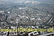 M�nster, Altstadt, d�stere Schnee-Stimmung, Luftbild Nr 1500, 02.01.2010, B. Fischer Luftbild