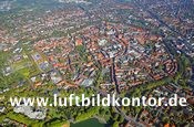 M�nster mit Promenade, Bernhard Fischer Luftbild, Nr 1348
