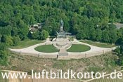 Niederwalddenkmal Luftbild, R�desheim am Rhein, Bernhard Fischer Luftbild, Nr 1741, 03.05.2011