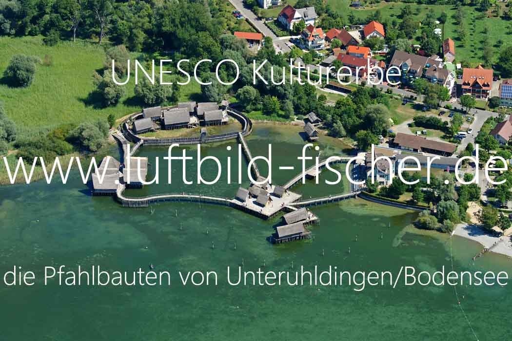 Pfahlbauten Unteruhldingen Bodensee Luftbild, Bernhard Fischer, Nr. 1854, 16.08.2013