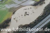 Ruhr-Hochwasser, Arnsberg, Vogelinsel, Nr. 1715, 15.01.2011, Bernhard Fischer Luftbild