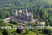 Schloss Drachenburg, K�nigswinter, Rhein, Nr. 1378 Bernhard Fischer Luftbild