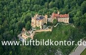 Schlo� Hohenschwangau, Alpsee, Nr. 1397 B. Fischer Luftbild, 6343
