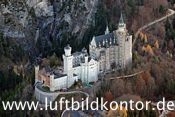 Schloss Neuschwanstein Luftbild, Bayern, Nr. 1770, Bernhard Fischer