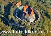 Schloss Spangenberg, Spangenberg, Luftbild Nr. 1777, 22.10.2011, Bernhard Fischer