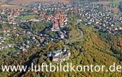 Schloss Waldeck mit Waldeck, Edersee, Luftbild Nr. 1780, 22.10.2011, Bernhard Fischer