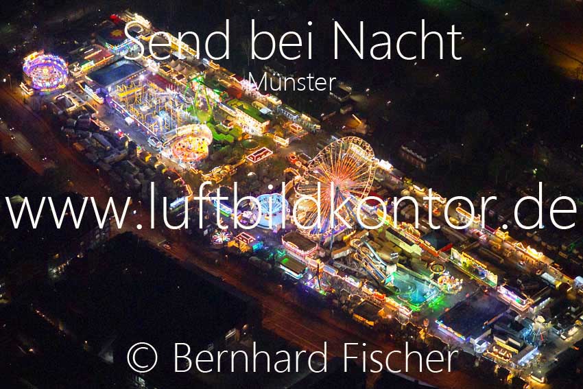 Send Muenster Luftbild Nacht B. Fischer, Bild Nr. 1907, 23.03.2014