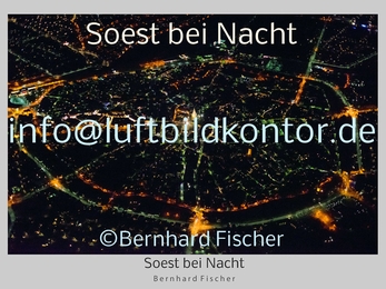 Soest bei Nacht Luftbild, Nr. 1876, 12.01.2014, Bernhard Fischer