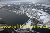 Sorpetalsperre mit Langscheid Luftbild, Luftbild Nr 1506, 13.01.2010, B. Fischer Luftbild