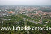 V�lkerschlacht Denkmal mit Leipzig, Bernhard Fischer Luftbild, Nr 1587, 04-2010
