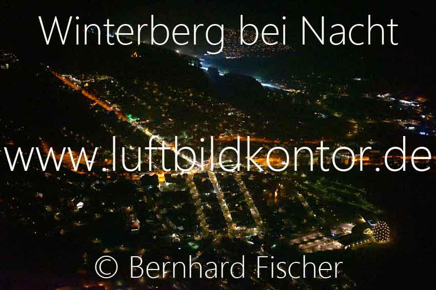 Winterberg Luftbild Nacht Bernhard Fischer, Bild Nr. 1910, 07.03.2014