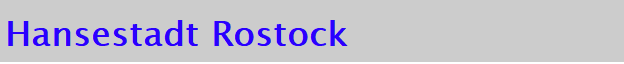 Hansestadt Rostock