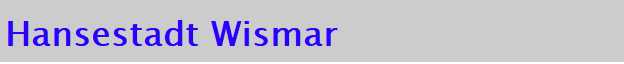 Hansestadt Wismar