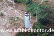 blauer Wachturm an ehem. innerdeutscher Grenze Luftbild, 1991, Nr. 1639, Bernhard Fischer Luftbild
