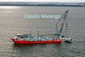mn_Caballo Marango vor Warnemnde I, Bernhard Fischer Luftbild (Nr. 1823), 21.01.2013