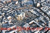 winterliches M�nster Domplatz Luftbild, Bernhard Fischer Luftbild, Nr. 1693, 18.12.2010